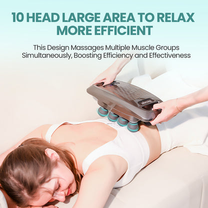 Massage Gun With Heat Function For Deep Tissues, Suitable For Leg, Waist And Hip Muscle Massagers, Used For Relieving Pain And Muscle Impact Massage Gun
